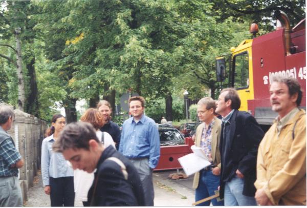 A view of people at the ceremony